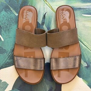 SOREL Ella ll Slides Sandals Size 8